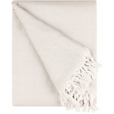 Inny producent Narzuta BOHORIA Premium Tulum 100% bawełna 170 x 230 cm Beżowa z Frędzlami Inny producent Narzuta BOHORIA Premium Tulum 100% bawełna 170 x 230 cm Beżowa z Frędzlami