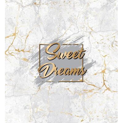 Detexpol Narzuta dekoracyjna 170x210 Sweet Dreams biała złota szara marmur K_57 112 Bedspread Detexpol Narzuta dekoracyjna 170x210 Sweet Dreams biała złota szara marmur K_57 112 Bedspread