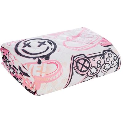 Unisex Kołdra Eurofirany - Wzór emotikon - 170x210cm Unisex Kołdra Eurofirany - Wzór emotikon - 170x210cm