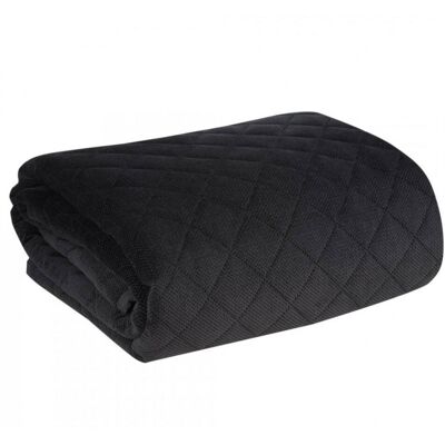 Eurofirany Narzuta Milo 170 X 210Cm Czarny Eurofirany Narzuta Milo 170 X 210Cm Czarny