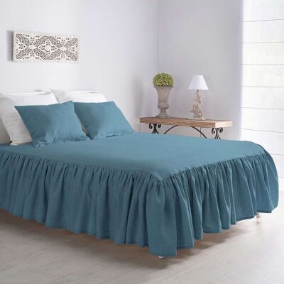 Dekoria Poszwa lniana 160x210cm Szaro-niebieska Frilly Dekoria Poszwa lniana 160x210cm Szaro-niebieska Frilly