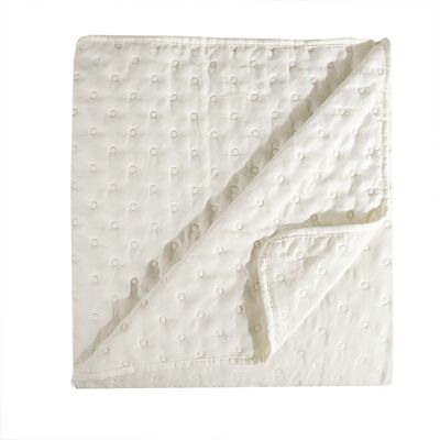 Markizeta Narzuta pikowana pastelowa Nules 200x220 ecru Markizeta Narzuta pikowana pastelowa Nules 200x220 ecru
