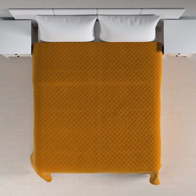 Dekoria - Narzuta pikowana w romby - Żółty - Bed throw Dekoria - Narzuta pikowana w romby - Żółty - Bed throw