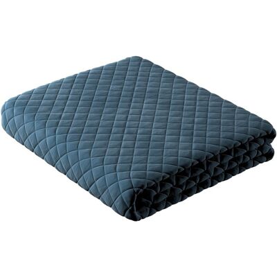 Inny producent Narzuta Posh Velvet, pruski błękit, Posh Velvet Inny producent Narzuta Posh Velvet, pruski błękit, Posh Velvet