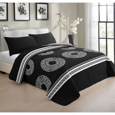 Inny producent Narzuta ROSA BLACK 220×240 T115 Inny producent Narzuta ROSA BLACK 220×240 T115