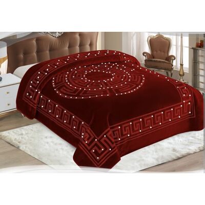 Inny producent Narzuta ZARA DIAMANT GLAMOUR 200x240 Bordo T135 Inny producent Narzuta ZARA DIAMANT GLAMOUR 200x240 Bordo T135