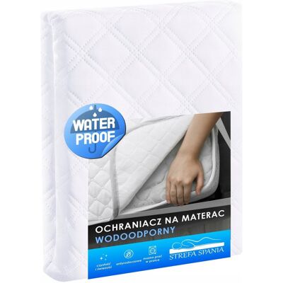Ochraniacz na materac 180x200 cm wodoodporny pikowany polski STREFA SPANIA Ochraniacz na materac 180x200 cm wodoodporny pikowany polski STREFA SPANIA
