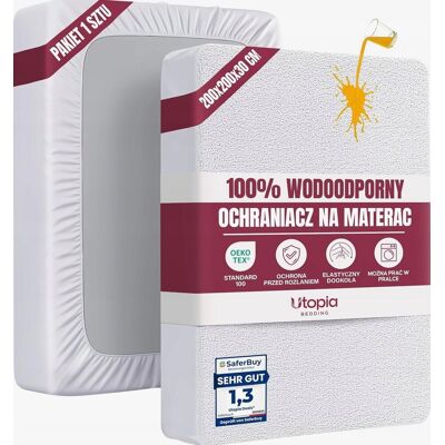 Inny producent Ochraniacz Na Materac 200x200 Wodoodporny Oddychający Poliester Miękki Inny producent Ochraniacz Na Materac 200x200 Wodoodporny Oddychający Poliester Miękki