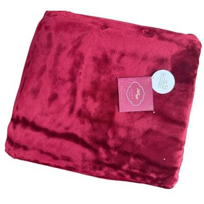 PIELSA, PIELSA Koc /narzuta na łóżko PREMIUM LISA220x240,bordowy PIELSA, PIELSA Koc /narzuta na łóżko PREMIUM LISA220x240,bordowy