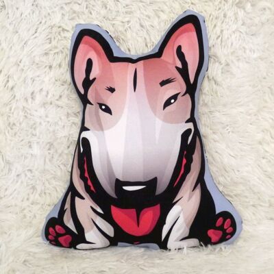 Psiakrew Piesek Płowy Bull Terrier Poduszka Przytulanka Maskotka-Maxi Psiakrew Piesek Płowy Bull Terrier Poduszka Przytulanka Maskotka-Maxi