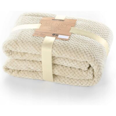 Inny producent PIKOWANY KOC Z MIKROFIBRY 150X200CM MIĘKKI I CIEPŁY KOC NA KANAPĘ BEŻOWY Inny producent PIKOWANY KOC Z MIKROFIBRY 150X200CM MIĘKKI I CIEPŁY KOC NA KANAPĘ BEŻOWY