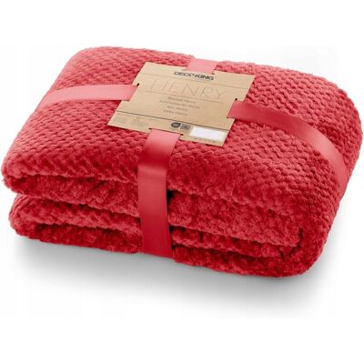 Inny producent PIKOWANY KOC Z MIKROFIBRY 150X200CM MIĘKKI I CIEPŁY KOC NA KANAPĘ CZERWONY Inny producent PIKOWANY KOC Z MIKROFIBRY 150X200CM MIĘKKI I CIEPŁY KOC NA KANAPĘ CZERWONY