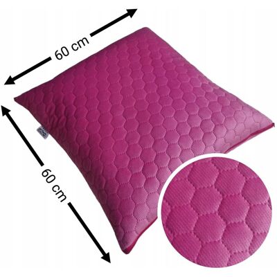 Inny producent PODUSZKA 60x60 cm DEKORACYJNA VELVET WELUROWA OZDOBNA kolor ciemno różowy Inny producent PODUSZKA 60x60 cm DEKORACYJNA VELVET WELUROWA OZDOBNA kolor ciemno różowy
