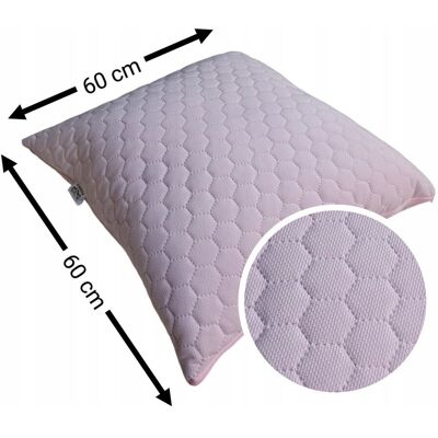 Inny producent PODUSZKA 60x60 cm DEKORACYJNA VELVET WELUROWA OZDOBNA kolor jasno różowy Inny producent PODUSZKA 60x60 cm DEKORACYJNA VELVET WELUROWA OZDOBNA kolor jasno różowy