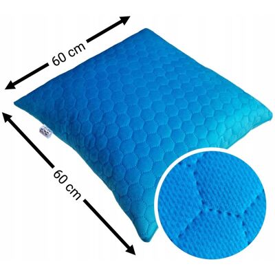 Inny producent PODUSZKA 60x60 cm DEKORACYJNA VELVET WELUROWA OZDOBNA kolor niebieski Inny producent PODUSZKA 60x60 cm DEKORACYJNA VELVET WELUROWA OZDOBNA kolor niebieski