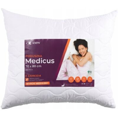 PODUSZKA 70X80 ANTYALERGICZNA MEDICUS AMW PIKOWANA ZAMEK 1000G PODUSZKA 70X80 ANTYALERGICZNA MEDICUS AMW PIKOWANA ZAMEK 1000G