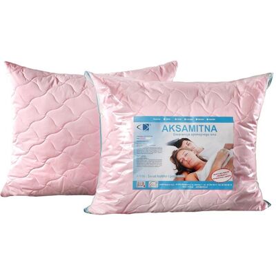 AMW 100% mikrofibra 70x80 - Różowy - Poduszka antyalergiczna AMW 100% mikrofibra 70x80 - Różowy - Poduszka antyalergiczna