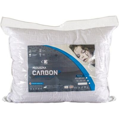 AMW Biały 70x80 Carbon Antistress Poduszka AMW Biały 70x80 Carbon Antistress Poduszka