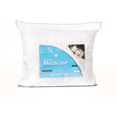 Poduszka antyalergiczna 70x80 Medicare 100% Microfibra biała zapinana na zamek AMW Poduszka antyalergiczna 70x80 Medicare 100% Microfibra biała zapinana na zamek AMW