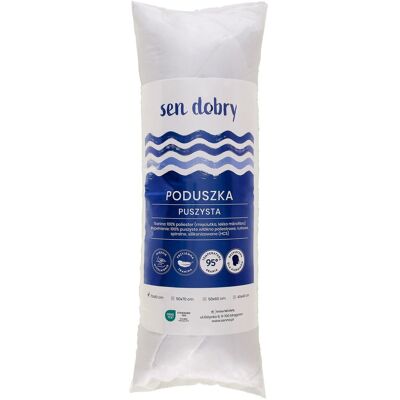 Inter - Widex Poduszka antyalergiczna pikowana Sen Dobry 70x80 puszysta biała Inter - Widex Poduszka antyalergiczna pikowana Sen Dobry 70x80 puszysta biała
