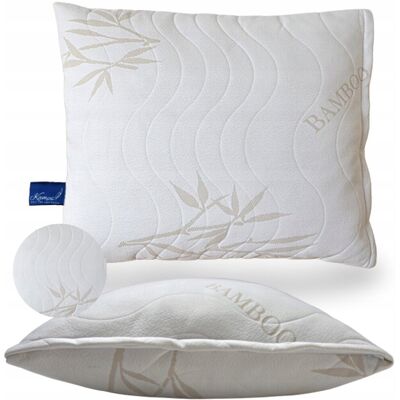 Kam-Pol Poduszka bambusowa premium 80x80cm antyalergiczna poduszka dla zdrowego snu Kam-Pol Poduszka bambusowa premium 80x80cm antyalergiczna poduszka dla zdrowego snu