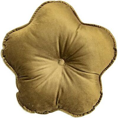 Atmosphera Poduszka dekoracyjna Flower Velvet BRĄZOWA Atmosphera Poduszka dekoracyjna Flower Velvet BRĄZOWA