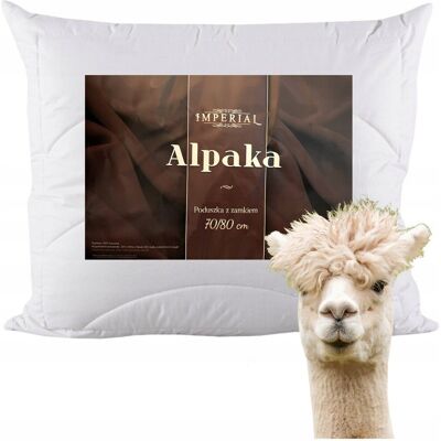 Inny producent Poduszka do spania 70x80 cm z wypełnieniem z alpaki Inny producent Poduszka do spania 70x80 cm z wypełnieniem z alpaki