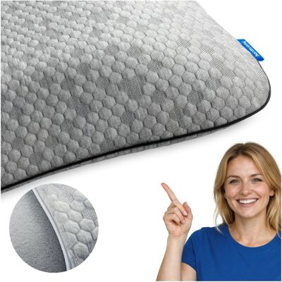 Manufaktura Materacy Poduszka do spania na boku profilowana memory komfort snu 40x60 Harmoony Manufaktura Materacy Poduszka do spania na boku profilowana memory komfort snu 40x60 Harmoony
