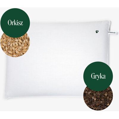 Plantule Pillows Poduszka Dwustronna Gryka I Orkisz 50X75 Cm, Wellness Plantule Pillows Poduszka Dwustronna Gryka I Orkisz 50X75 Cm, Wellness