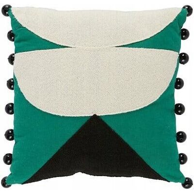 Atmosphera Poduszka Malakite haftowana 30x30 cm zielona Atmosphera Poduszka Malakite haftowana 30x30 cm zielona