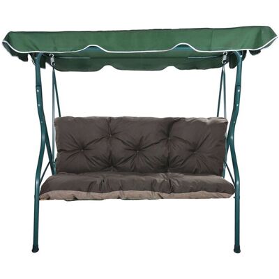 Inny producent Poduszka na huśtawkę 150x60x50cm, Poduszka na huśtawkę 2-3-osobową Czarna Inny producent Poduszka na huśtawkę 150x60x50cm, Poduszka na huśtawkę 2-3-osobową Czarna