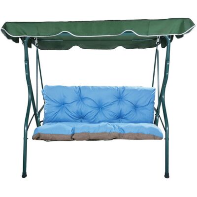 Inny producent Poduszka na huśtawkę 150x60x50cm, Poduszka na huśtawkę 2-3-osobową Niebieska Inny producent Poduszka na huśtawkę 150x60x50cm, Poduszka na huśtawkę 2-3-osobową Niebieska