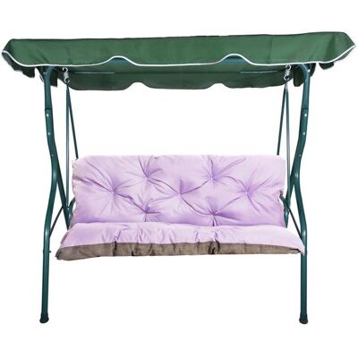 Inny producent Poduszka na hustawkę 150x60x50cm, Poduszka na hustawkę 2-3-osobową Purpurowa Inny producent Poduszka na hustawkę 150x60x50cm, Poduszka na hustawkę 2-3-osobową Purpurowa