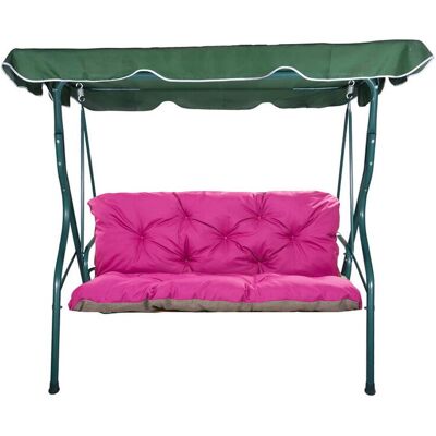 Inny producent Poduszka na huśtawkę ogrodowa 160x50x50cm, Poduszka na huśtawkę 2-3-osobową Różowa Inny producent Poduszka na huśtawkę ogrodowa 160x50x50cm, Poduszka na huśtawkę 2-3-osobową Różowa