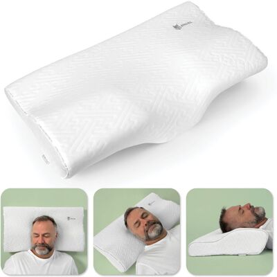 SNUGL PODUSZKA ORTOPEDYCZNA DO SPANIA NA BOKU, NA PLECACH I BRZUCHU PIANKA MEMORY (CERVICAL PRO - DUŻA) SNUGL PODUSZKA ORTOPEDYCZNA DO SPANIA NA BOKU, NA PLECACH I BRZUCHU PIANKA MEMORY (CERVICAL PRO - DUŻA)