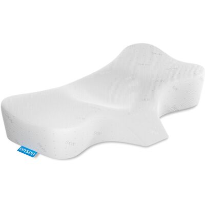 Poduszka ortopedyczna Enso Skin+ - ONSEN - poduszka przeciwzmarszczkowa, na ból kręgosłupa, ergonomiczna Poduszka ortopedyczna Enso Skin+ - ONSEN - poduszka przeciwzmarszczkowa, na ból kręgosłupa, ergonomiczna