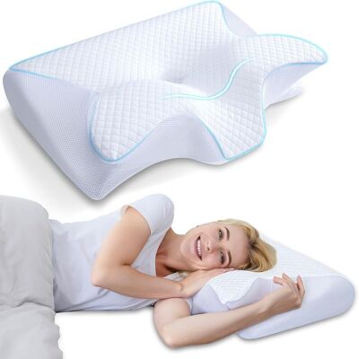 Inny producent PODUSZKA ORTOPEDYCZNA ERGONOMICZNA PIANKA PAMIĘCIOWA NAJWYGODNIEJSZA BIAŁA Inny producent PODUSZKA ORTOPEDYCZNA ERGONOMICZNA PIANKA PAMIĘCIOWA NAJWYGODNIEJSZA BIAŁA