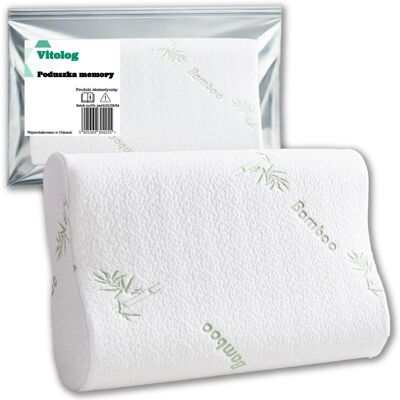 Vitolog Poduszka Ortopedyczna Memory Profilowana Ergonomiczna do Spania na Boku XXL Vitolog Poduszka Ortopedyczna Memory Profilowana Ergonomiczna do Spania na Boku XXL