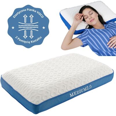 BetterSleep Poduszka Ortopedyczna Średnia Twardość Medium 2.0 GALAXY MOTION VISCO 65 x 40 x 15 cm BetterSleep Poduszka Ortopedyczna Średnia Twardość Medium 2.0 GALAXY MOTION VISCO 65 x 40 x 15 cm