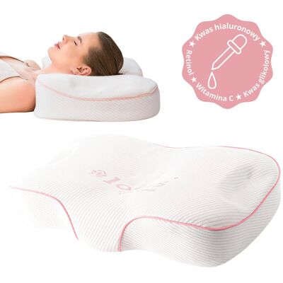 BetterSleep Poduszka Przeciwzmarszczkowa Przeciwstarzeniowa Lotus Anti-Aging z Kwasem Hialuronowym BetterSleep Poduszka Przeciwzmarszczkowa Przeciwstarzeniowa Lotus Anti-Aging z Kwasem Hialuronowym