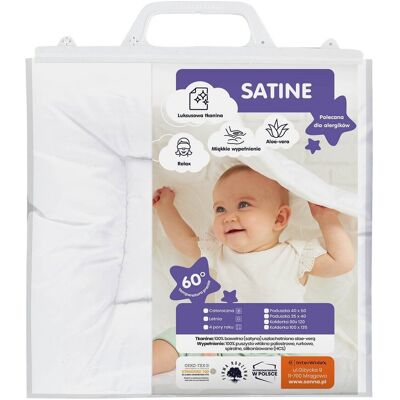 INTER WIDEX Sp. z o. o. Poduszka SATINE Dziecięca Baby Senna Bawełna 35x40 INTER WIDEX Sp. z o. o. Poduszka SATINE Dziecięca Baby Senna Bawełna 35x40