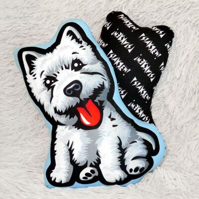 Poduszka Westie Pies, Poduszkopies Prezent Przytulanka Maskotka Psiakrew-Midi Poduszka Westie Pies, Poduszkopies Prezent Przytulanka Maskotka Psiakrew-Midi