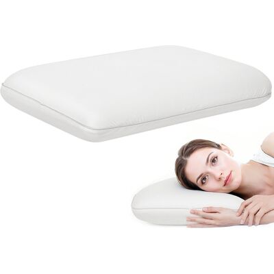 Poduszka z pianki memory HOMCOM, poduszka pod szyję z odpinanym pokrowcem, ergonomiczna, szybko reagująca poduszka pod szyję do różnych pozycji snu,.. Poduszka z pianki memory HOMCOM, poduszka pod szyję z odpinanym pokrowcem, ergonomiczna, szybko reagująca poduszka pod szyję do różnych pozycji snu,..