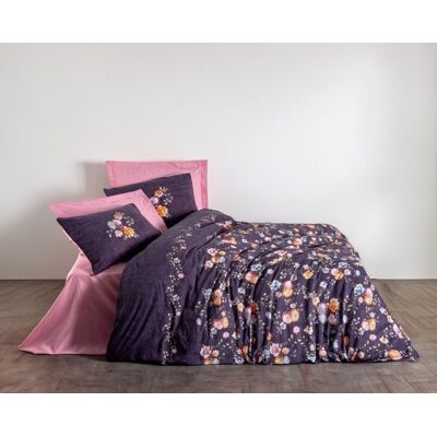 Inny producent Pościel 100% bawełna 22 Owce - FEMINEN fiolet + różowy kołdra 140x200 + poszewka + prześcieradło Inny producent Pościel 100% bawełna 22 Owce - FEMINEN fiolet + różowy kołdra 140x200 + poszewka + prześcieradło