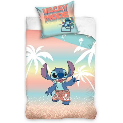 Disney Lilo & Stitch Dwustronna bawełniana pościel - 140x200 cm Disney Lilo & Stitch Dwustronna bawełniana pościel - 140x200 cm