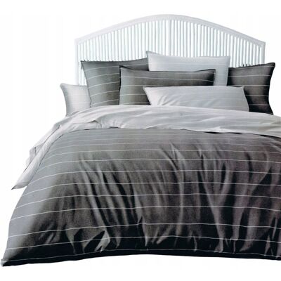 Inny producent Pościel 200x220 +2 poduszki 70x80 +prześcieradło , szara, satyna bawełniana Inny producent Pościel 200x220 +2 poduszki 70x80 +prześcieradło , szara, satyna bawełniana