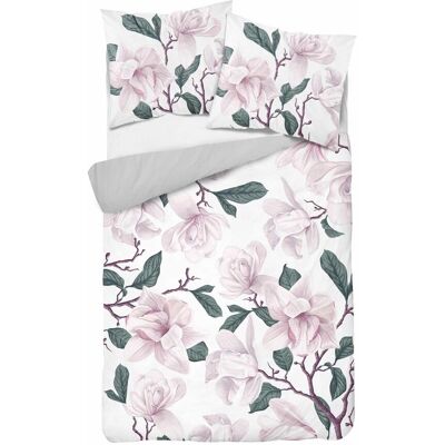 Pościel 3D satynowa z mikrowłókna MAGNOLIA 160x200 Detexpol Pościel 3D satynowa z mikrowłókna MAGNOLIA 160x200 Detexpol