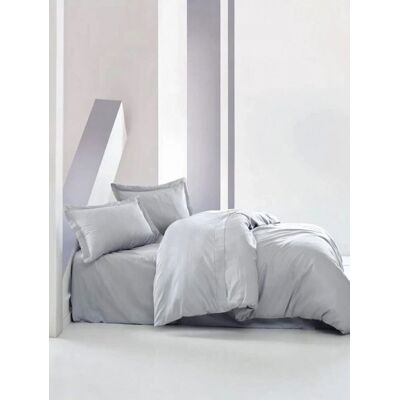 Inny producent Pościel bawełna satynowa 22owce - ELEGANT szary kołdra 140x200 + poszewka + prześcieradło Inny producent Pościel bawełna satynowa 22owce - ELEGANT szary kołdra 140x200 + poszewka + prześcieradło