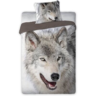 Faro-Textiles - Wolf - Single - 140 x 200 cm - Zestaw pościeli Faro-Textiles - Wolf - Single - 140 x 200 cm - Zestaw pościeli