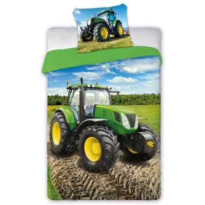 Pościel Traktor Zielony MCU - 140x200 cm - 2 sztuki Pościel Traktor Zielony MCU - 140x200 cm - 2 sztuki